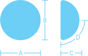 Round-Base-Spherical-Profile-Medium-Pole